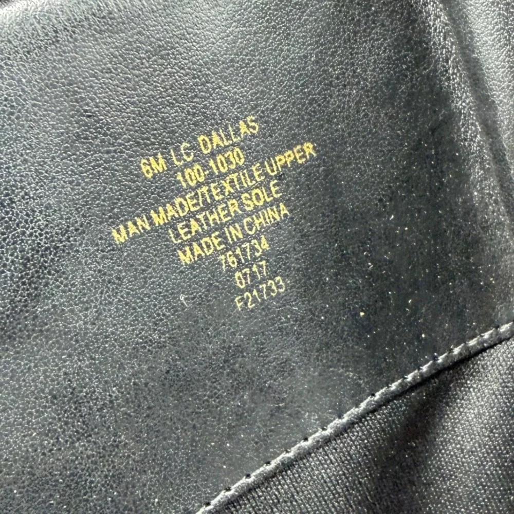 Liz Claiborne Womens Black‎ Knee High Boots LC Sallas Side Zip Buckle Sz 6M NEW